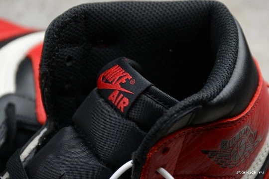 High Jordan 1 555088-610 Bred Retro 555088-610 Toe Air 0330